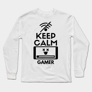 Keep calm gamer Long Sleeve T-Shirt